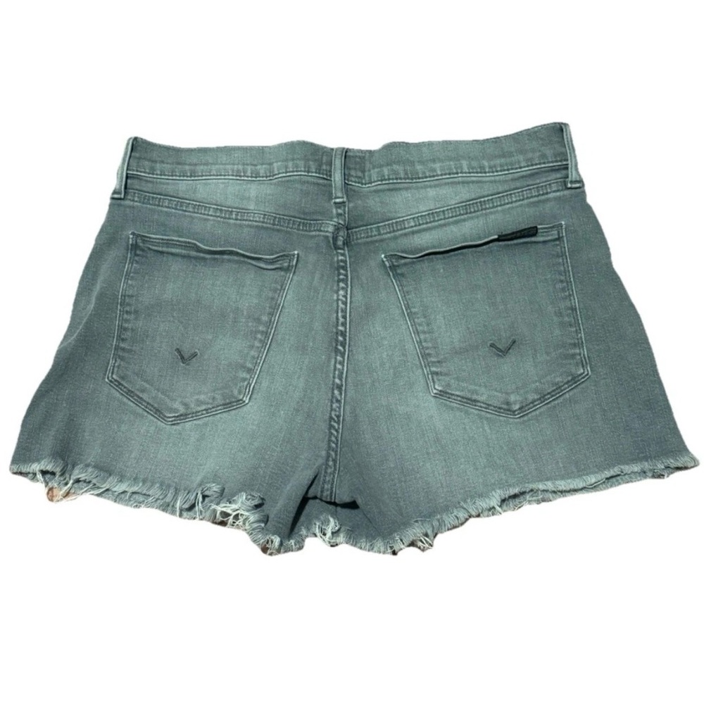 Hudson Cutoff Shorts Women 30 Gray Denim Gemma Short Mid Rise Cotton Stretchy - Picture 10 of 10